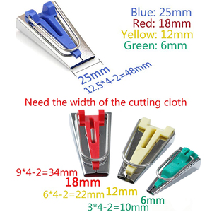 Phụ Kiện May 4 Kích Cỡ Bộ Dụng Cụ Tạo Băng Thiên Vị 6Mm 12Mm 18Mm 25Mm - Product Image 3