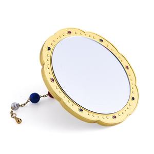 Festival Favor Women Gift Special Design Blue Color Dual Side <b>Compact</b> <b>Mirror</b> - Product Image 6