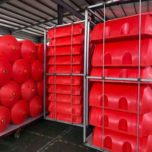 Barrera Flotante Naranja de LLDPE para Transporte de Tuberías y Flotadores de Dragado con Pontones de 1000x1000mm, 730kg de Flotabilidad, Pieza de Manguera para Uso Oceánico - Product Image 5