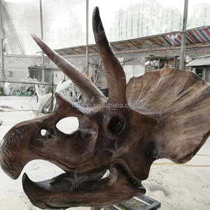Cuộc sống-kích thước khủng long Bảo tàng hóa thạch hiển thị trong nhà sợi thủy tinh T-REX Triceratops đầu Skeleton cho cuộc phiêu lưu công viên - Product Image 5
