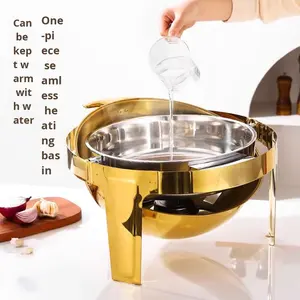 فرن بوفيه فاخر من الفولاذ المقاوم للصدأ عالي الجودة للتجارة عبر الحدود، بغطاء كامل وشفاف، مع نظام تسخين وعزل حراري، مثالي للفنادق - Product Image 4