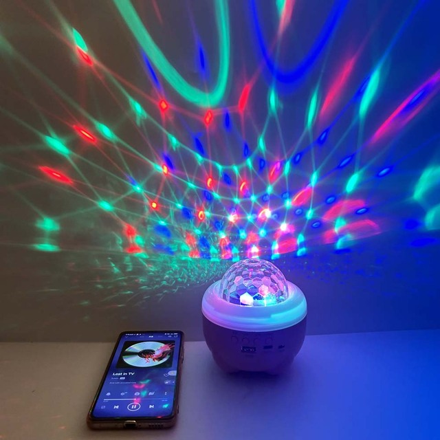 Starry Sky LED Projector Night Light  Party Speaker Lamp Music Player for Party