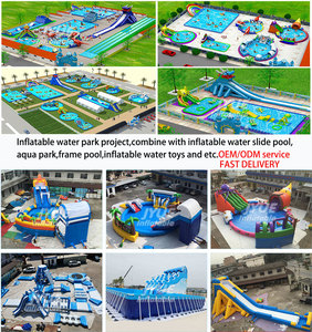 Diseño y Construcción de Parques Acuáticos Inflables Comerciales Grandes para Interiores/Exteriores, Personalizados para Proyectos de Parques, Resistentes al Fuego e Impermeables 3 - Product Image 2