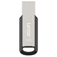 Lexar M400 USB 3.0 Flash Drive Kecepatan Tinggi 130MB/s Pen Drive Logam dengan Lubang Gantungan Kunci Enkripsi AES Memory Stick Tahan Guncangan