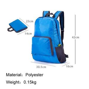Original Factory Made in China Design Your Own Foldable Anti-Theft Oxford Zipper Closure Lightweight Travel <b>Backpack</b> - Product Image 5