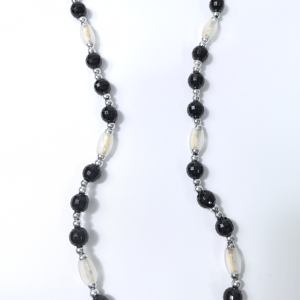 도매 카니발 글로우 목걸이, 흑백 LED 비즈, LED 파티 액세서리, LED 크리스마스 라이트 목걸이 - Product Image 4