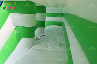 Toboggan gonflable sec double piste Winsun Panda et Bambou pour enfants, idéal pour les entreprises de location et les parcs de jeux gonflables