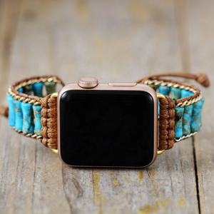 สายนาฬิกาอัจฉริยะสุดหรูสำหรับฤดูร้อน<span class=keywords><strong>2023</strong></span>สำหรับนาฬิกาชุดเครื่องประดับ8 7 6 5 4 3 2หยกสีเขียว - Product Image 3