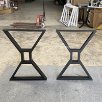 Pieds de table carrés modernes en acier inoxydable couleur or, accessoires de mobilier de haute qualité pour tables basses et tables à manger 720 mm