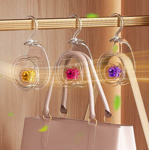 Nuovo Porta Borse Sospeso Salvaspazio per <span class=keywords><strong>Armadio</strong></span> e Organizzazione Cravatte, <span class=keywords><strong>con</strong></span> Ganci per Sacchetti Aromaterapia - Product Image 1