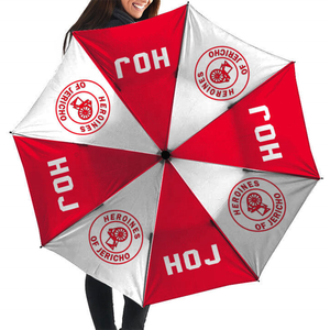 <span class=keywords><strong>Parapluie</strong></span> transparent imprimé en couleur numérique, Sigma Gamma Rho Philo Affiliate 1943, or et blanc, imprimé en couleur intégrale, sororité - Product Image 3
