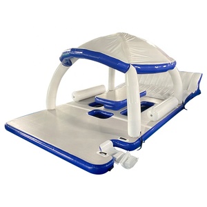 Station gonflable flottante d'été pour fête sur l'eau, plate-forme <span class=keywords><strong>de</strong></span> île <span class=keywords><strong>avec</strong></span> tente <span class=keywords><strong>de</strong></span> <span class=keywords><strong>location</strong></span> - Product Image 3
