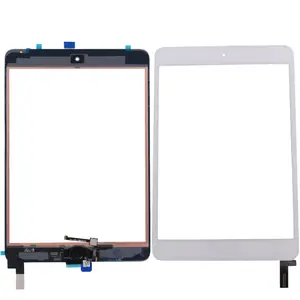Nuovo digitalizzatore Touch Screen originale all'ingrosso per iPad mini 4 con pulsante Home TP + IC sostituzione pannello frontale in vetro nero