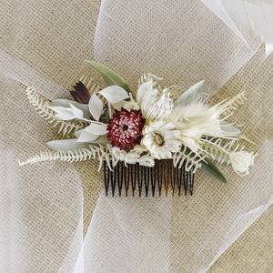 Accessoires de <span class=keywords><strong>Cheveux</strong></span> de Mariée, Épingles à <span class=keywords><strong>Cheveux</strong></span> en <span class=keywords><strong>Fleurs</strong></span> Séchées Réelles, Très Populaires pour la Décoration de Mariage de Noël, Acceptent la Personnalisation - Product Image 4