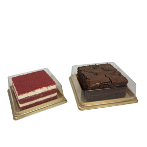 Contenedor de Plástico para Rebanadas de Pastel, Color Personalizado, Grado Alimenticio, Cuadrado, Transparente, para Bombones, Brownies, Tiramisú, Postres, <span class=keywords><strong>Donuts</strong></span> - Product Image 4