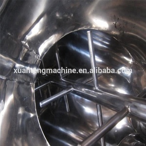 <span class=keywords><strong>M</strong></span>élangeur industriel à cône V en acier inoxydable avec capacités de revêtement de moteur d'agitateur pour les granulés humides des aliments - Product Image 6