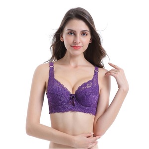 Soutien-gorge push-up en dentelle à rembourrage fin, grande taille, lissant et sculptant, avec armatures, <span class=keywords><strong>lingerie</strong></span> sexy pour femme |   Vente en gros - Product Image 1