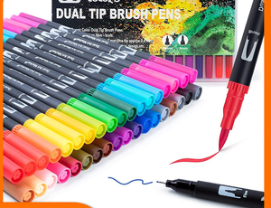 Set di <span class=keywords><strong>12</strong></span> Pennarelli Acquerellabili con Pennello ad Acqua - Kit Portatile per Colorare ad Acqua per Artisti - Product Image 4
