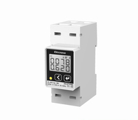 DDS1946-1P Pengukur Daya Listrik Digital untuk Rel Din, Voltmeter, Meter Energi Fase Tunggal, Meter Energi Digital Kwh, Layar LCD Digital