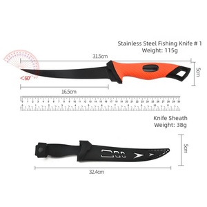 มีดพกพาสำหรับตกปลาและตั้งแคมป์ สแตนเลส 3CR13 ปลายหยดน้ำ หนา 2 มม. ด้ามพลาสติก OEM EDC DIY เกรดอุตสาหกรรม - Product Image 4