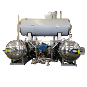 Высокотемпературный стерилизатор высокого давления, тройной тип погружения в воду, газовый паровой Электрический нагрев, многофункциональный