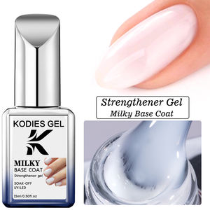 Venta al por mayor de fábrica de esmaltes de <span class=keywords><strong>uñas</strong></span> en gel con fórmula de vitamina E, capa base lechosa, marca privada/logotipo pe - Product Image 5