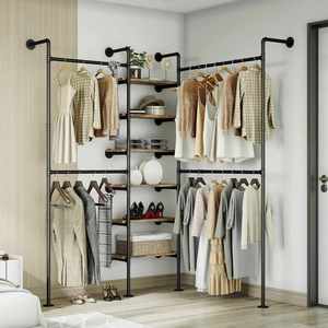 Perchero Moderno Independiente para Ropa, Perchero para Dormitorio, Mueble para el Hogar, Sala de Estar, Baño, Material Metálico - Product Image 2