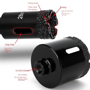 Dry Vacuum <strong>Brazed</strong> <strong>Diamond</strong> Granite Cutting Hole Saw <strong>Diamond</strong> <strong>Core</strong> <strong>Drill</strong> <strong>Bit</strong> for Tile Marble Ceramic Porcelain