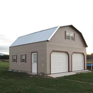 โรงเก็บของกลางแจ้งโครงเหล็กขนาดใหญ่สไตล์อุตสาหกรรมโรงเก็บของกันน้ำประกอบง่าย - Product Image 3