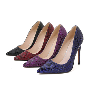 Zapatos de tacón alto <span class=keywords><strong>para</strong></span> mujer, tacones de plataforma de piel de serpiente de 12CM <span class=keywords><strong>para</strong></span> boda, elegantes, <span class=keywords><strong>para</strong></span> fiesta, #39, 46, <span class=keywords><strong>2022</strong></span> - Product Image 1