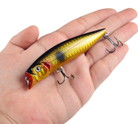 Q4 95mm 11.5g 5 couleurs mini leurres de pêche en plastique dur méné