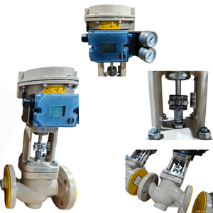 Posicionador de válvula de bola a prueba de explosiones de acción simple Samson 3725 original, controlador de válvula de control electro-neumática de 4-20 mA CC - Product Image 1