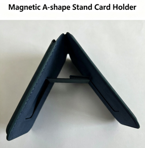 Cartera Magnética Plegable para iPhone, con Soporte, de Cuero Delgado, para Tarjetas de Identificación e IC, Costuras Finas, Varios Tonos, para la Parte Trasera del Teléfono - Product Image 4