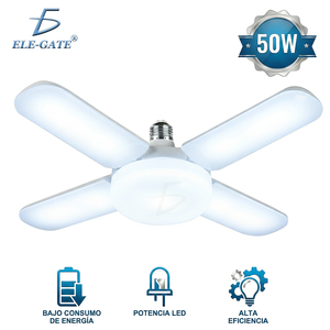 Ventilateur de plafond LED Ele-Gate 50W avec 4 pales, lumière blanche naturelle - Product Image 3