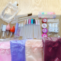 Base de brillant à lèvres bricolage Kit de brillant à lèvres mat Ensemble de rouge à lèvres liquide fait à la main Faire votre propre brillant à lèvres Saveurs colorées