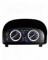 Yuefu Tableau de bord numérique LCD 12,3 pouces en métal noir pour Toyota Série 20 2008-2014 avec garantie d'un an