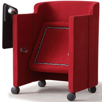 Bureau de Direction Moderne et Fauteuil à Accoudoirs Dorés pour Réception Bancaire – Ensemble 3-en-1 Haut de Gamme Table, Chaise et Mobilier