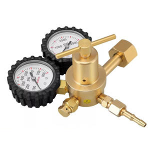 Régulateur de pression d'azote de style américain pour kit de test, connecteur d'entrée/sortie en laiton CGA580, tuyau pour GPL, hélium, propane - Product Image 5