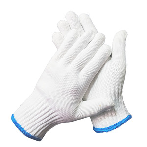 Work <b>Gloves</b> Nylon Full Texture Abrasion Resistance General Purpose Safety <b>Gloves</b> 10 Needles Smooth Latex Free - Product Image 1