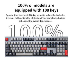 HengYu Triple-Mode Silent Mechanical RGB Backlit Full Size USB Type-C Hot-Swap Wireless Gaming <b>Keyboard</b> New Status Kailh Axis - Product Image 3