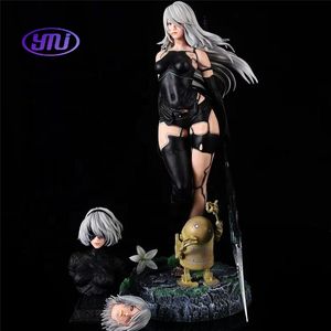 50cm NieR <span class=keywords><strong>Automata</strong></span> Yorha No. 2 Tipo B 2B YoRHa Tipo A <span class=keywords><strong>2A</strong></span> PVC Figura DE ACCIÓN Tamaño grande Anime Figura Modelo Juguetes Colección Muñeca Regalo - Product Image 5