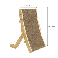 Planche à gratter pour chat de haute qualité jouets pour jouer au repos papier ondulé grattoir pour chat bois planche à gratter pour chat d'intérieur