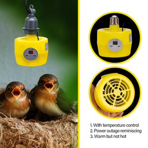 Thông minh tự động liên tục kiểm soát nhiệt độ sưởi ấm bóng đèn gia cầm <span class=keywords><strong>brooder</strong></span> sưởi ấm cách nhiệt đèn với LED ánh sáng - Product Image 6