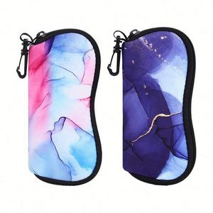 Wholesale Ultra Lightweight Neoprene Sunglasses Pouch Bag Custom <b>Soft</b> <b>Case</b> for Eyeglasses for Welcome Gifts - Product Image 1