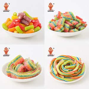 Lechao Etiqueta personal personalizada Mezcla de frutas Dulce Jugoso Regaliz amargo Twist Candy Gummy Snack - Product Image 6