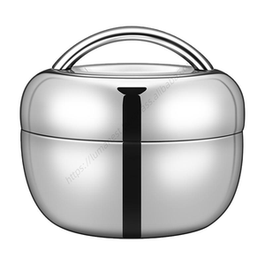 ผู้ผลิตขายส่ง Syh1415 กล่องข้าวสแตนเลสสองชั้นแบบขายส่ง สำหรับเก็บอาหารและอุ่นอาหาร - Product Image 1