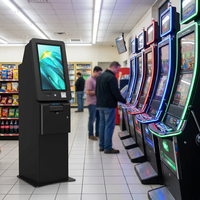 NFC QR Kod Kart Okuyuculu ve Dokunmatik Ekranlı Beceri Online Oyunları için Yer Tipi Self Servis Bilet Bozma Kiosku