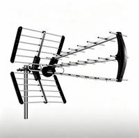 هوائي تلفزيون رقمي أرضي UHD-8901 ثلاثي الموجهات عالي الكسب للاستخدام الخارجي UHF