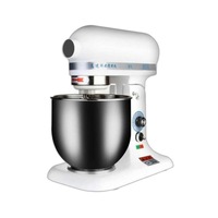 Robot pâtissier professionnel 7L, mélangeur planétaire pour fouetter la crème, pétrir la pâte, équipement de cuisine pour boulangerie