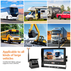 Cámara de respaldo inalámbrica solar magnética personalizada y kits de monitor de 5 pulgadas perfectos para remolques Fifth Wheels RVs y más - Product Image 6